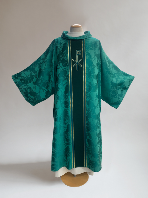 bramante Chi Rho Green Sample Dalmatic