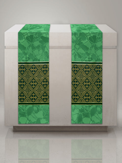 Bramante Classic Bella & Brocade Green Altar Scarves
