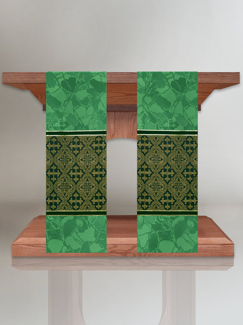 bramante Classic Bella & Brocade Green Altar Scarves