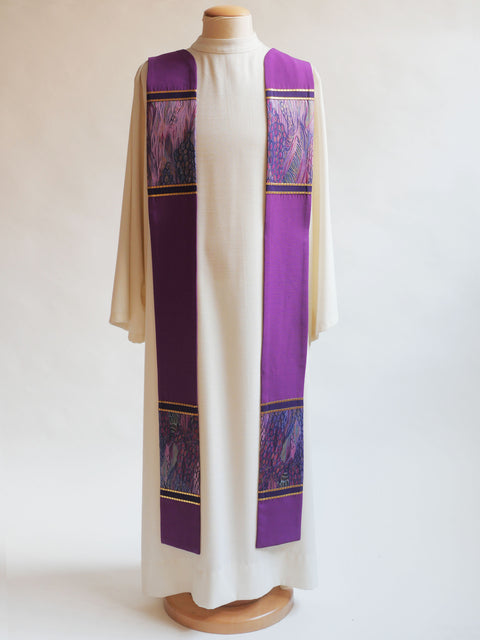 bramante Classic Purple Monet Stole