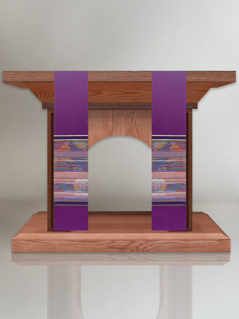 bramante Classic Vista Purple Sample Altar Scarves