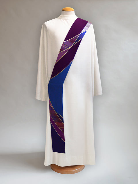 bramante Curvilinear Advent Deacon Stole