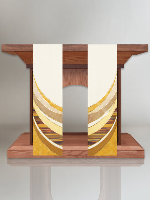 bramante Curvilinear Gold Altar Scarves