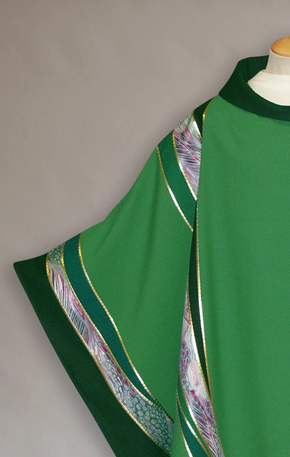 Bramante Curvilinear Green Monet Chasuble