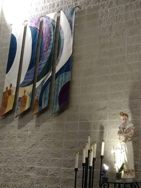 Bramante Custom Curvilinear Wall Hangings