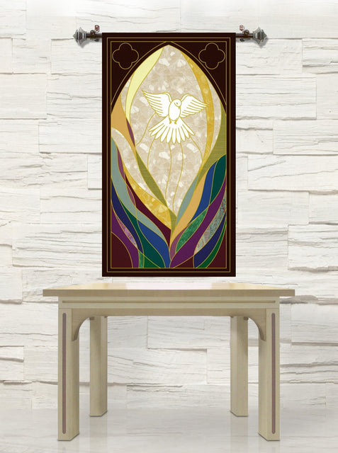 bramante Descending Dove Holy Spirit Banner