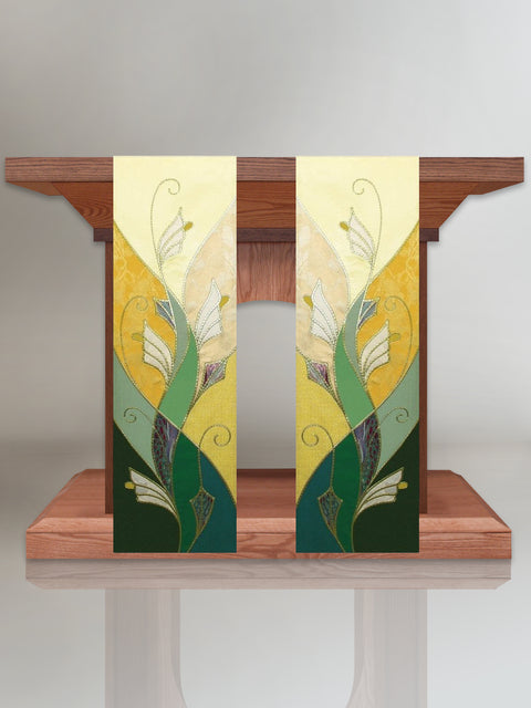 bramante Easter Lily Altar Scarves (A)