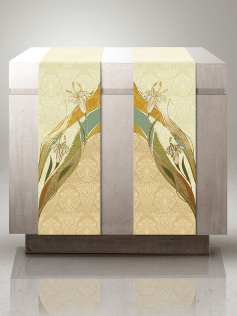 Bramante Easter Lily Altar Scarves (B)