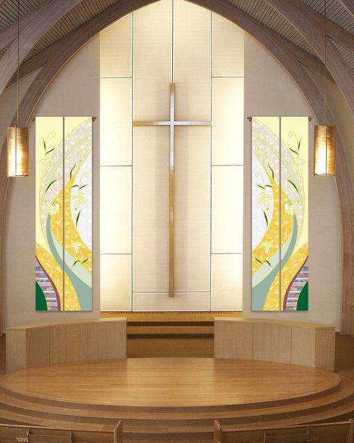 bramante Easter Lily Printed Banners