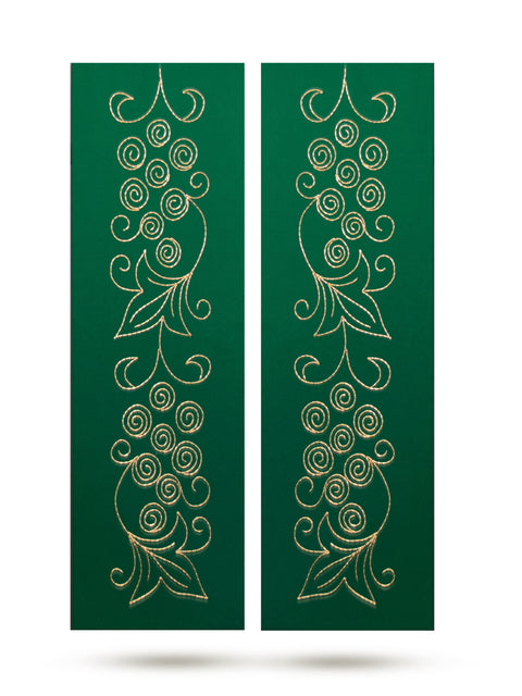 Bramante Eucharistic Altar Scarves In Kelly Green