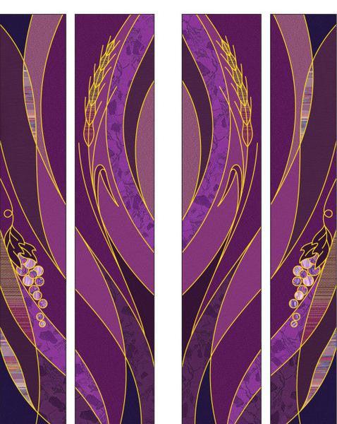 bramante Eucharistic Purple Banners