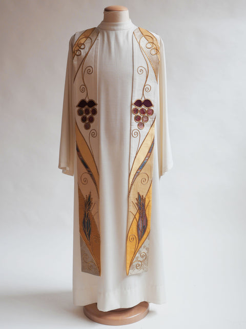 bramante Eucharistic White Stole