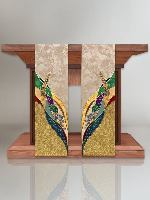 bramante Festive Eucharistic Gold Altar Scarves (B)