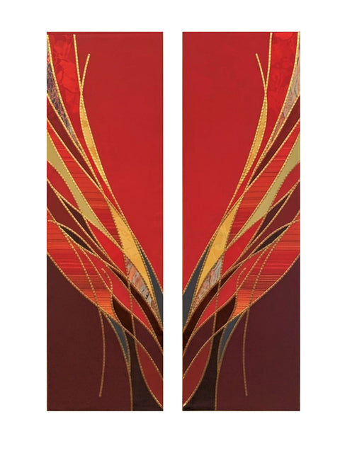 Bramante Festive Red Altar Scarves