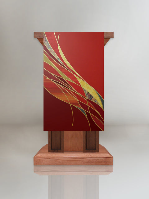 bramante Festive Red Lectern Hanging