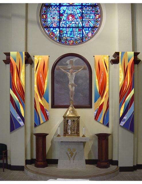 bramante Flame & Water Pentecost Wall Hangings