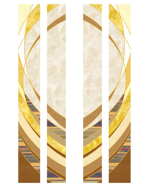 Bramante Gold Curvilinear Wall Hangings