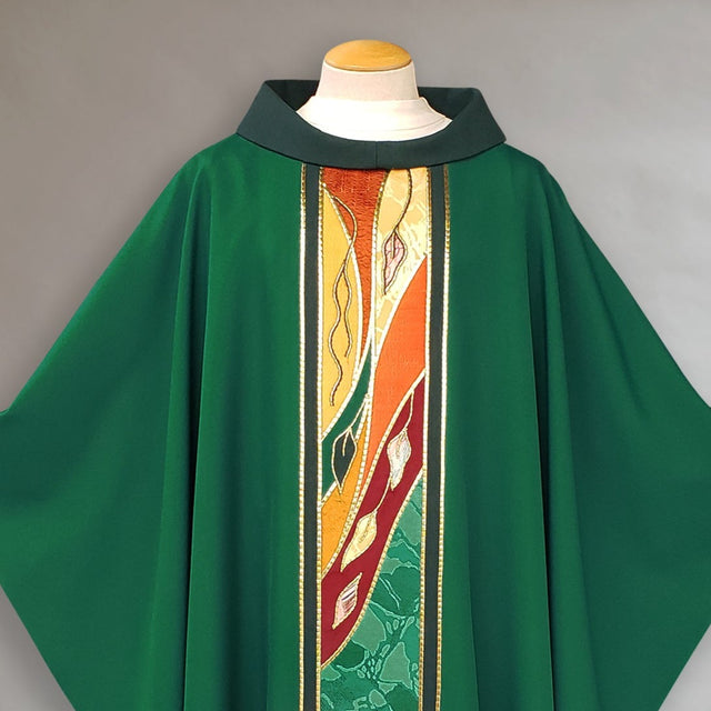 Bramante Green Autumn Foliage Chasuble