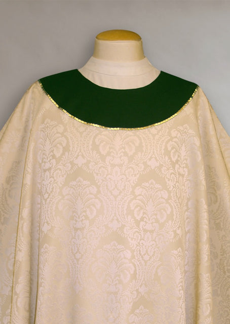 Bramante Hunter Green Round Yoke Sample Chasuble