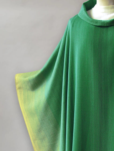 Bramante Joseph Woven Chasuble In Green