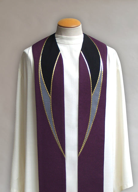 Bramante Lent Curvilinear Stole