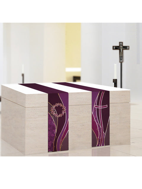 Bramante Lenten Mercy Medical Altar Scarves