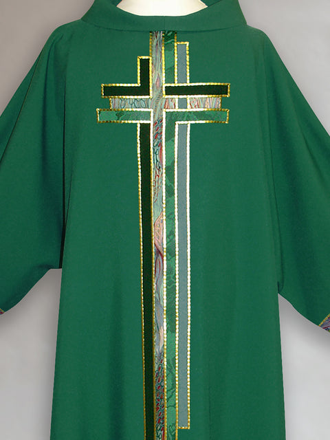Bramante Multi Cross Green Dalmatic