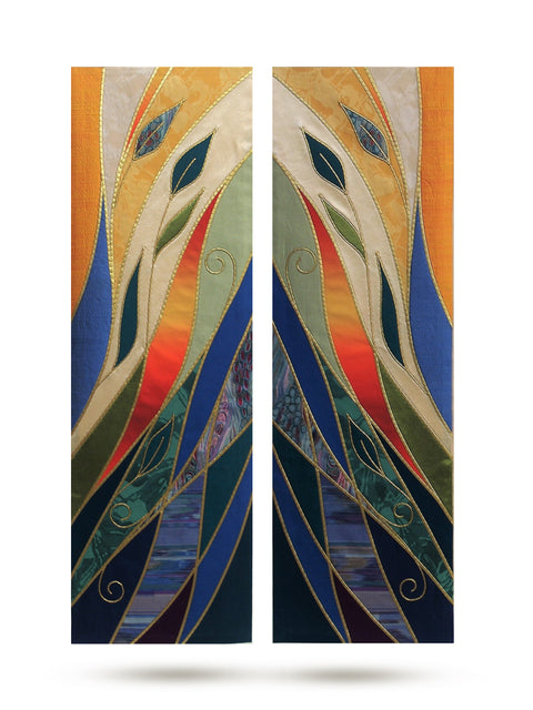 Bramante Multi Seasonal Foliage Altar Scarves (A)