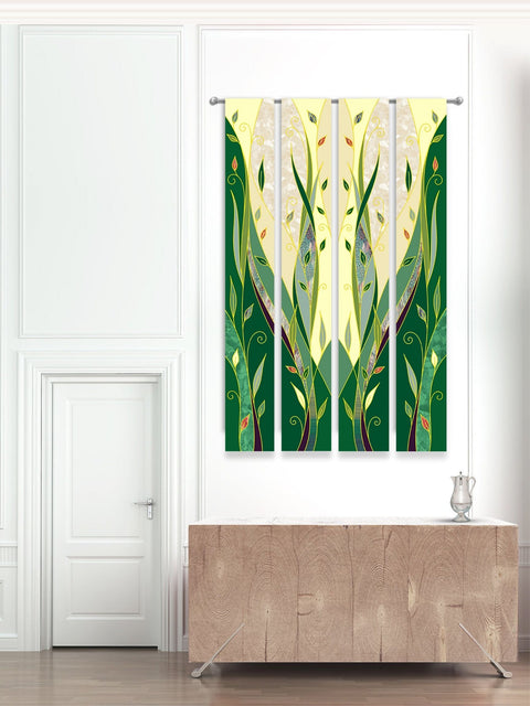 Bramante Ordinary Time Foliage Printed Banners