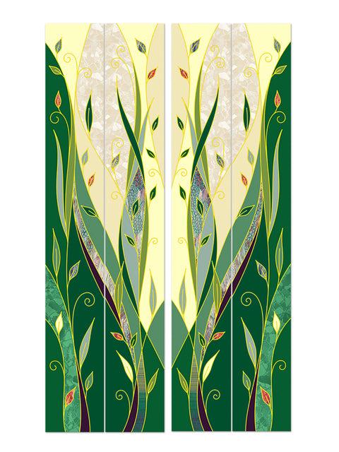Bramante Ordinary Time Foliage Printed Banners