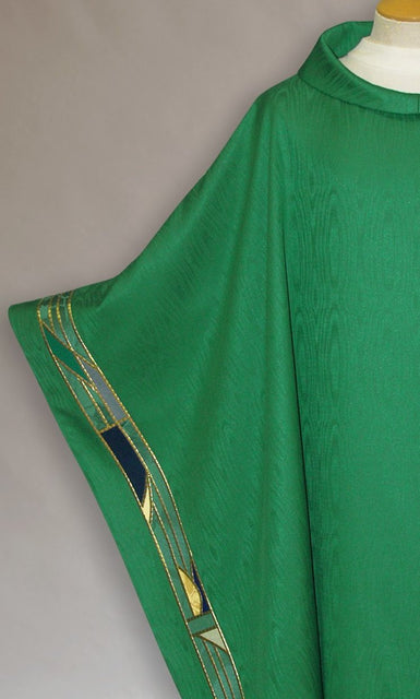 Bramante Ordinary Time Stained Glass Chasuble