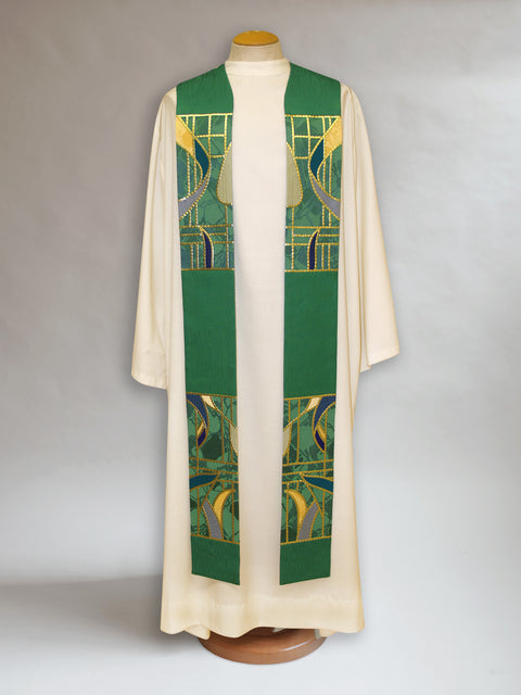 bramante Ordinary Time Stained Glass Stole