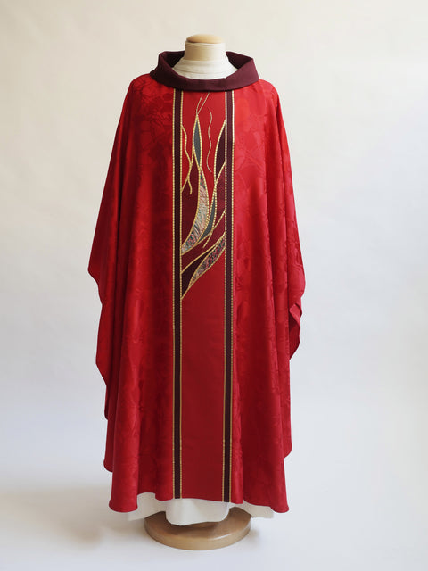bramante Pentecost Flame Chasuble