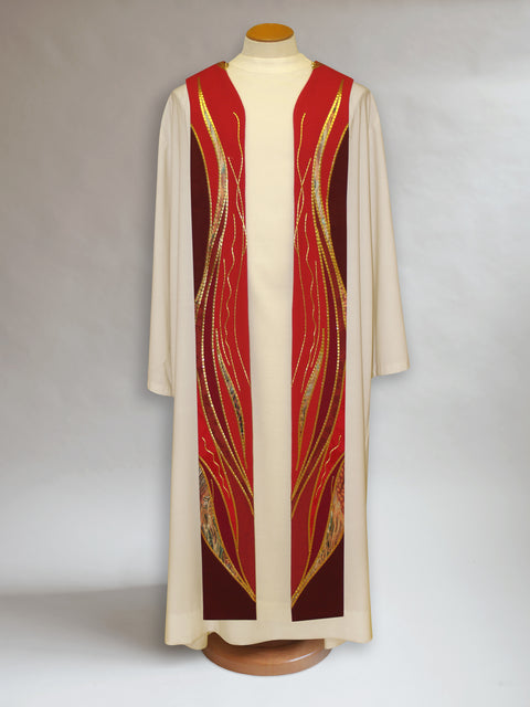 bramante Pentecost Flame Stole (A)