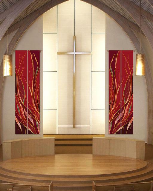 bramante Pentecost Flames Printed Banners
