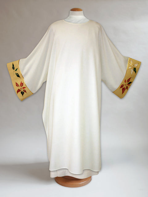 bramante Poinsettia Christmas Dalmatic