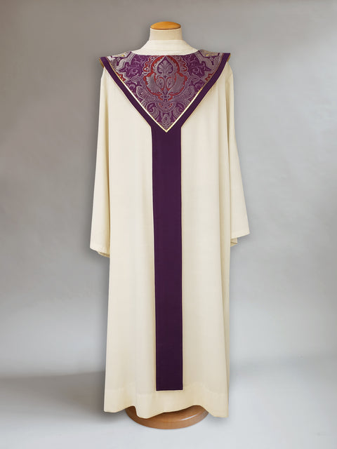 Bramante Reversible Gold & Purple Sample Scapular