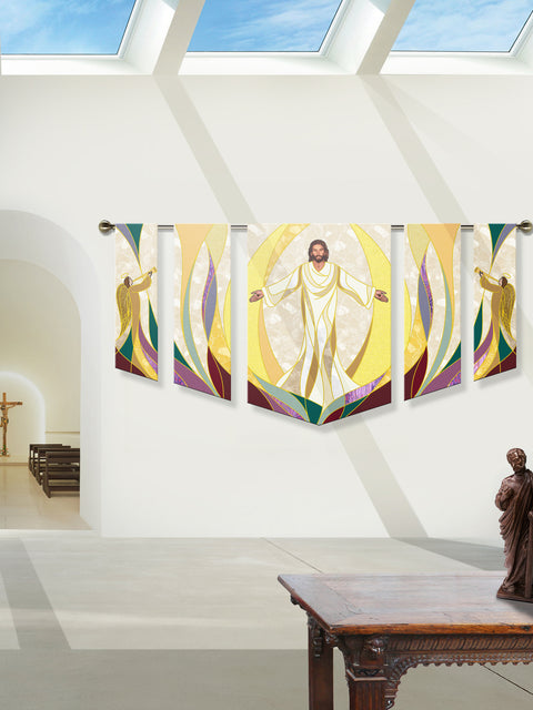 Bramante Risen Christ Easter Wall Hangings