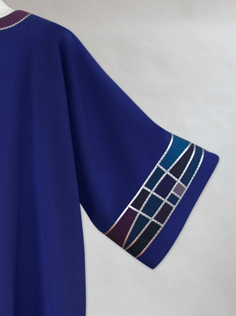 Bramante Stained Glass Advent Dalmatic