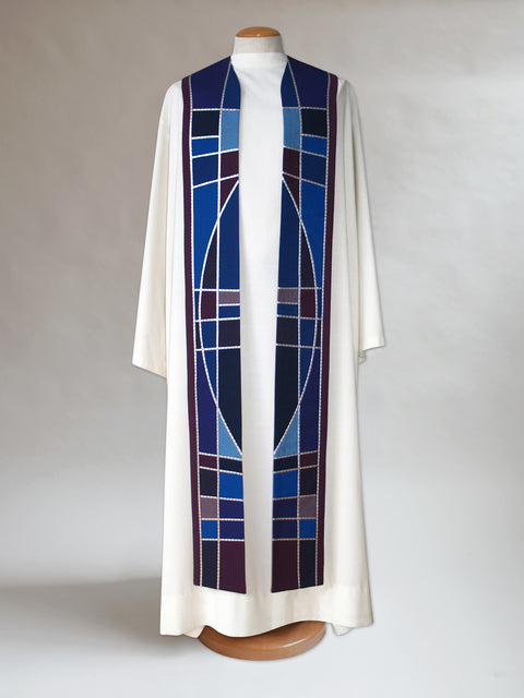 bramante Stained Glass Advent Stole