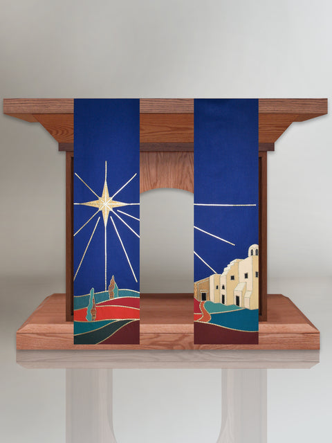 bramante Star of Bethlehem Christmas Altar Scarves