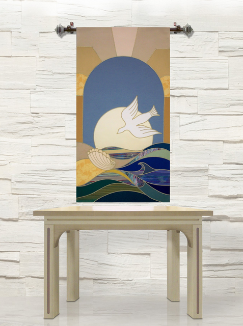 bramante Sunrise Baptismal Banner