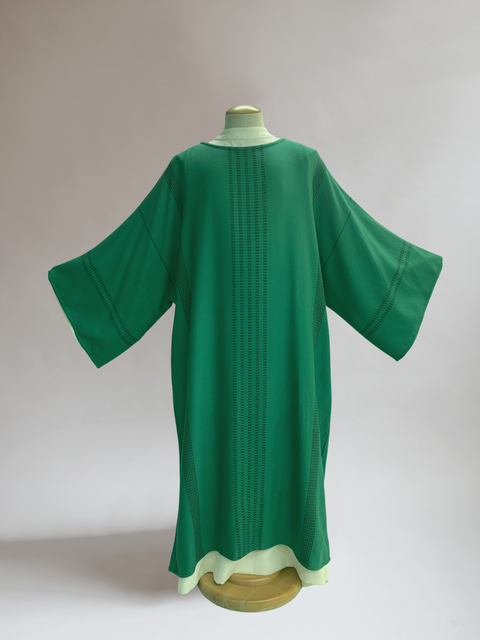 bramante Traviata Woven Green Sample Dalmatic