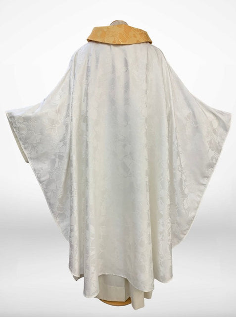 Bramante White & Gold Cross Sample Chasuble