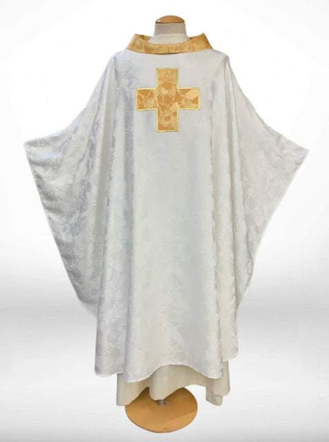 bramante White & Gold Cross Sample Chasuble