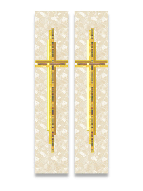 Bramante White & Gold Multi Cross Wall Hangings