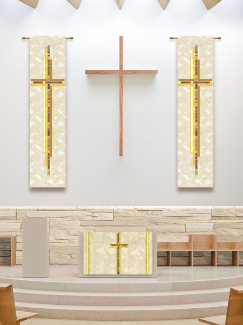 bramante White & Gold Multi Cross Wall Hangings