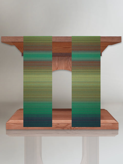 bramante Woven Green Altar Scarves