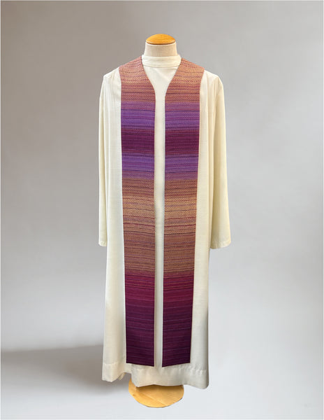 bramante Woven Purple Sample Stole