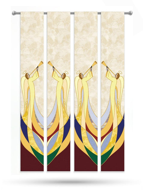 Bramante Heralding Angels Christmas Printed Banners